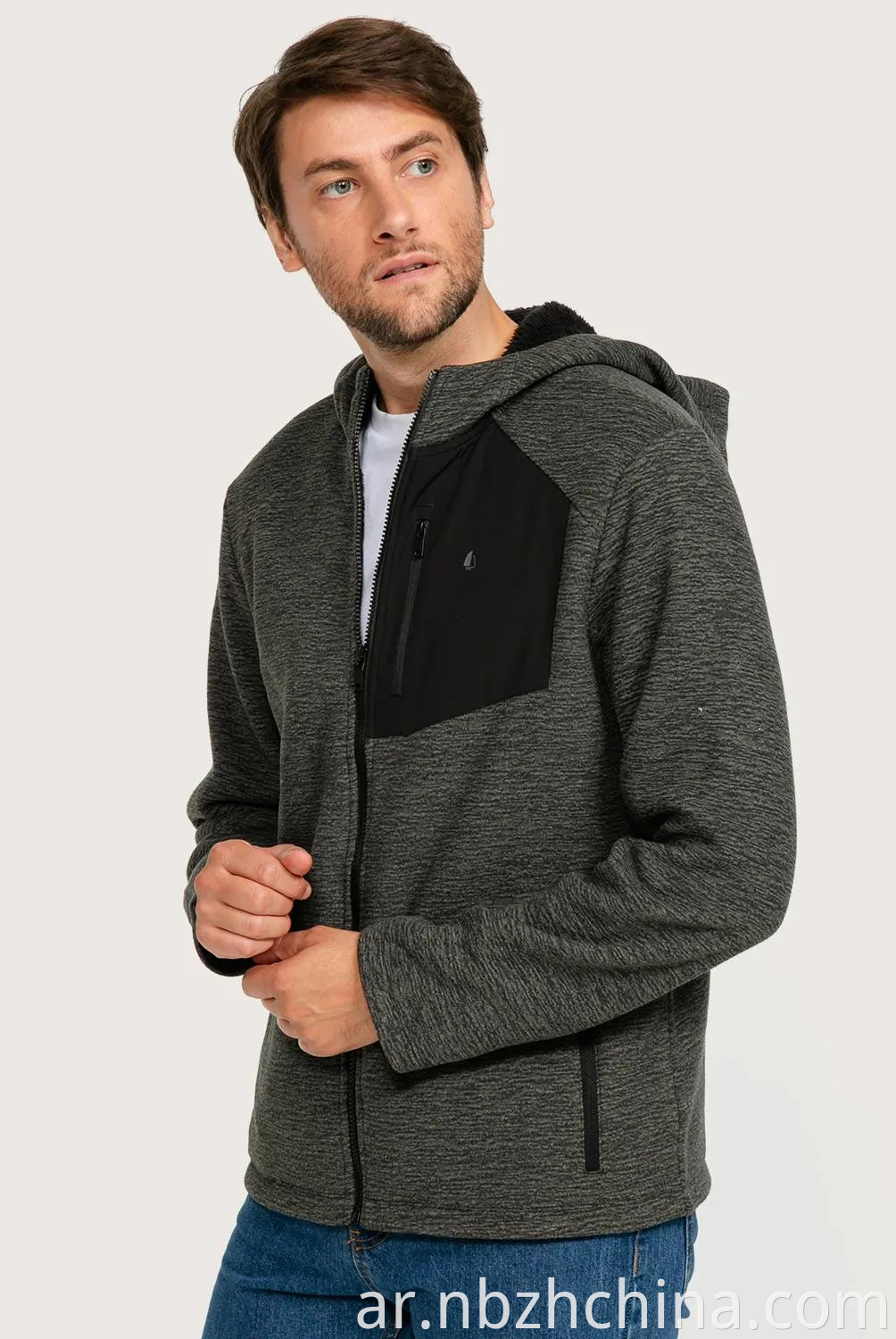 Mens Bonded Fleece Hoodies